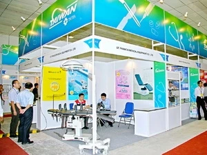 第五届越南国际医药展览会的展位